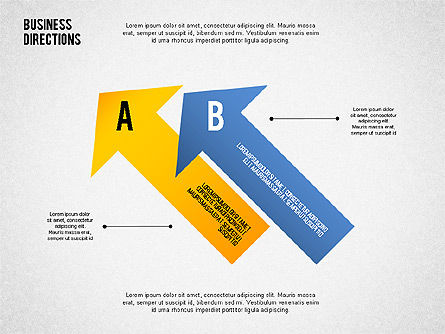 Caja de herramientas de flechas de colores, Diapositiva 7, 02387, Diagramas de proceso — PoweredTemplate.com