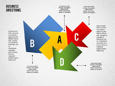 Caja de herramientas de flechas de colores, Diapositiva 8, 02387, Diagramas de proceso — PoweredTemplate.com
