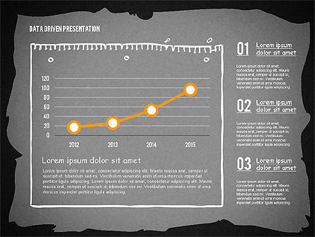 Data driven presentatiesjabloon, Dia 11, 02388, Presentatie Templates — PoweredTemplate.com
