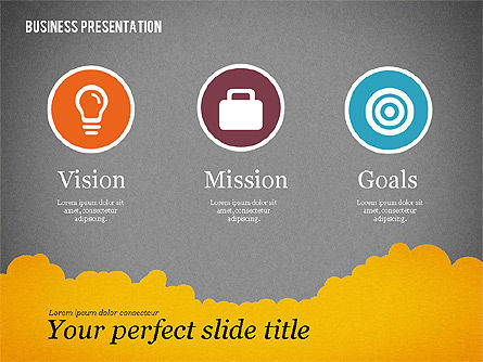 Succes zakelijke presentatie sjabloon, Dia 10, 02389, Presentatie Templates — PoweredTemplate.com