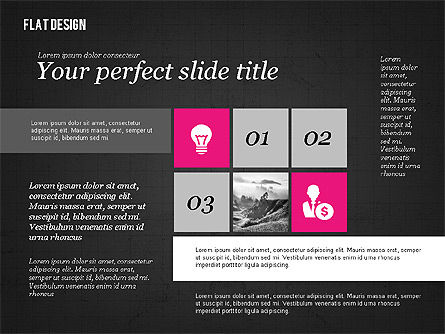 Présentation environnementale en conception plate, Diapositive 16, 02390, Modèles de présentations — PoweredTemplate.com
