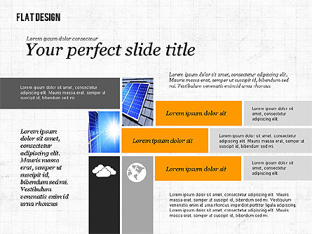 Presentación Ambiental en Diseño Plano, Diapositiva 7, 02390, Plantillas de presentación — PoweredTemplate.com