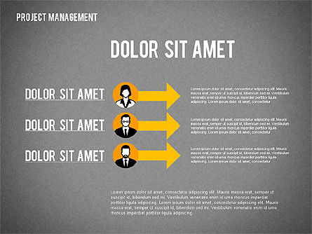 Project Management Process, Slide 11, 02391, Process Diagrams — PoweredTemplate.com