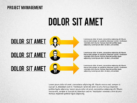 Project Management Process, Slide 3, 02391, Process Diagrams — PoweredTemplate.com