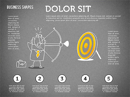 Personnage de dessin animé drôle, Diapositive 15, 02392, Formes — PoweredTemplate.com