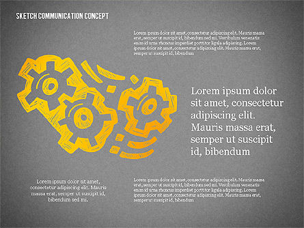 Formes en style croquis, Diapositive 15, 02394, Formes — PoweredTemplate.com
