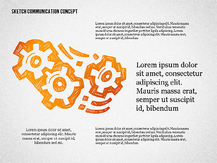 Formas en estilo de bosquejo, Diapositiva 7, 02394, Formas — PoweredTemplate.com