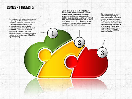 Formas desconcertadas de color, Diapositiva 7, 02397, Formas — PoweredTemplate.com