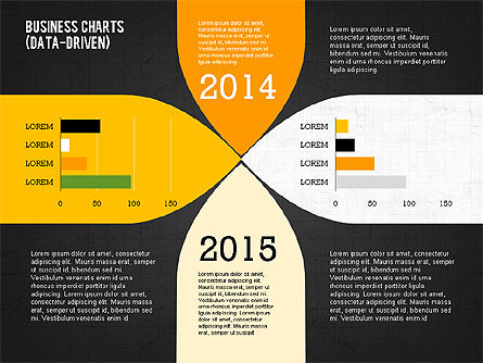 Presentation Template with Data Driven Charts, Slide 11, 02398, Presentation Templates — PoweredTemplate.com