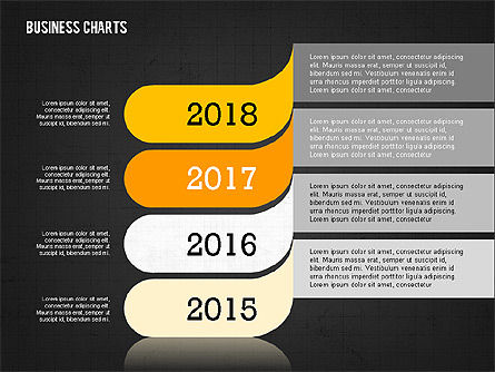 Plantilla de presentación con gráficos dirigidos por datos, Diapositiva 12, 02398, Plantillas de presentación — PoweredTemplate.com