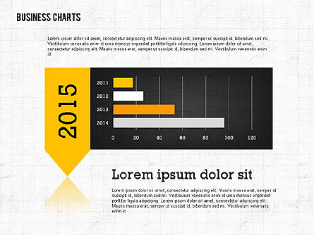 Presentation Template with Data Driven Charts, Slide 2, 02398, Presentation Templates — PoweredTemplate.com