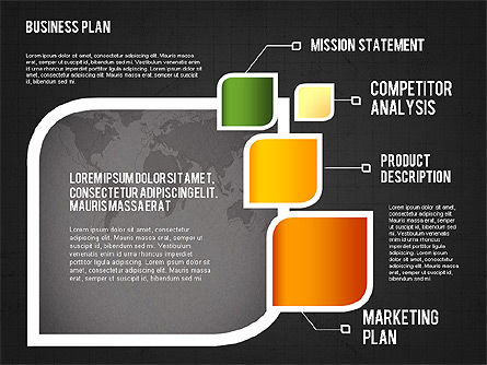 Business Plan Creative Presentation Template, Slide 15, 02401, Presentation Templates — PoweredTemplate.com