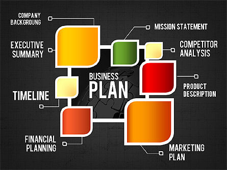 Modelo de apresentação criativo do plano de negócios, Deslizar 9, 02401, Modelos de Apresentação — PoweredTemplate.com