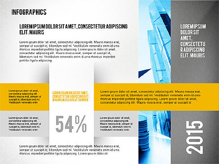 Infographie en design plat avec personnage, Diapositive 2, 02408, Infographies — PoweredTemplate.com