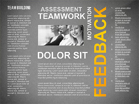 Nube de Palabra de Team Building, Diapositiva 14, 02413, Plantillas de presentación — PoweredTemplate.com