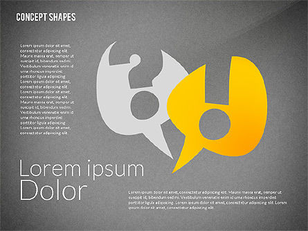 Concept vormen, Dia 16, 02415, Figuren — PoweredTemplate.com