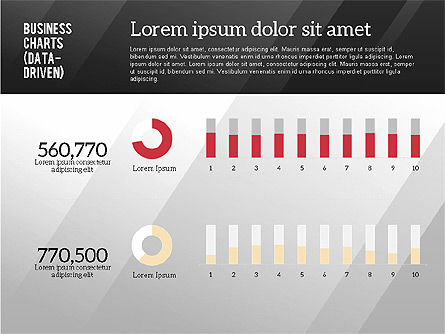 Presentasi Dengan Grafik Bisnis Berbasis Data, Slide 13, 02416, Bagan dan Diagram berdasarkan Data — PoweredTemplate.com