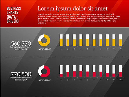Presentación con Gráficos Empresariales, Diapositiva 5, 02416, Diagramas basados en datos — PoweredTemplate.com