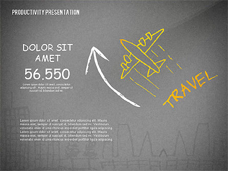 Productivity Presentation Template, Slide 13, 02417, Presentation Templates — PoweredTemplate.com
