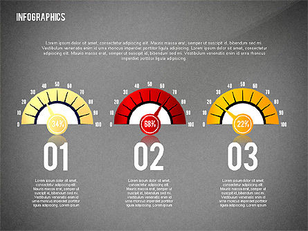 Infographics met pictogrammen toolbox, Dia 11, 02420, Infographics — PoweredTemplate.com