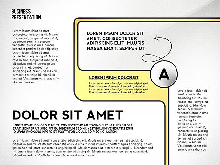 Zakelijke presentatie met podia en labels, Dia 6, 02421, Presentatie Templates — PoweredTemplate.com