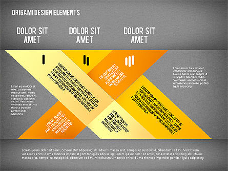 Rubans tissés, Diapositive 11, 02422, Schémas d'étapes — PoweredTemplate.com