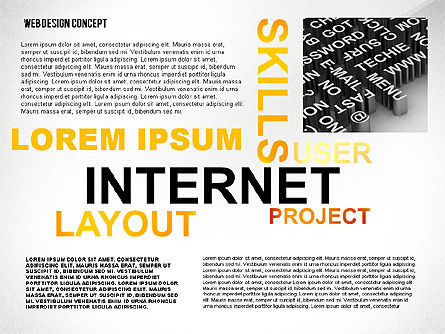 ウェブデザインの世界の雲, スライド 7, 02425, ビジネスモデル — PoweredTemplate.com