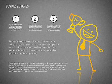 Formas del carácter y del negocio, Diapositiva 13, 02430, Formas — PoweredTemplate.com