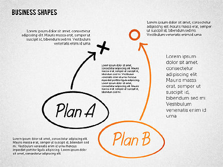Caractères et formes d'affaires, Diapositive 4, 02430, Formes — PoweredTemplate.com