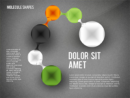 Molecule Shapes, Slide 12, 02431, Shapes — PoweredTemplate.com