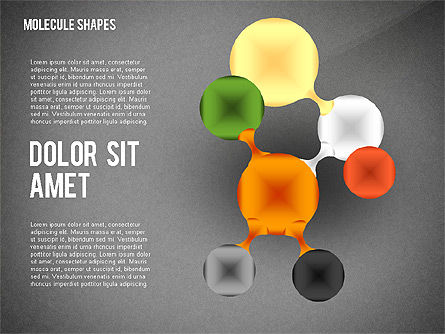 Molecule Shapes, Slide 14, 02431, Shapes — PoweredTemplate.com