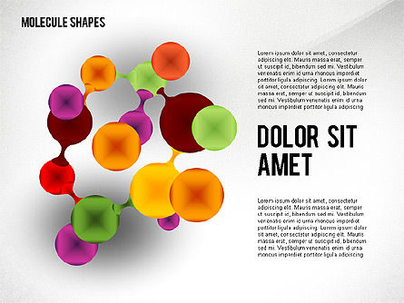 分子の形, スライド 5, 02431, 図形 — PoweredTemplate.com