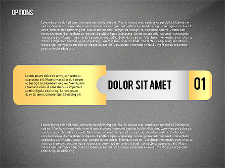 Colorato opzioni Toolbox, Slide 13, 02433, Modelli di lavoro — PoweredTemplate.com