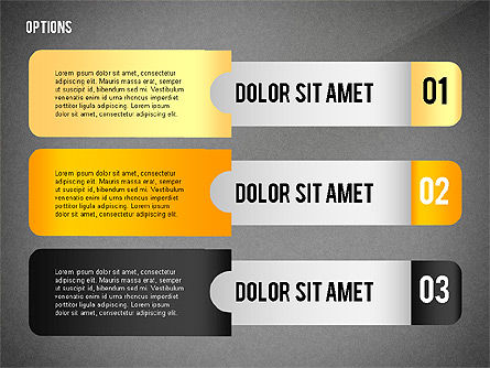 色付きオプションツールボックス, スライド 15, 02433, ビジネスモデル — PoweredTemplate.com