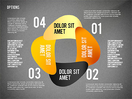 Boîte à outils d'options colorées, Diapositive 16, 02433, Modèles commerciaux — PoweredTemplate.com