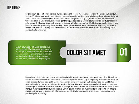 Boîte à outils d'options colorées, Diapositive 5, 02433, Modèles commerciaux — PoweredTemplate.com