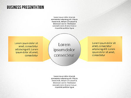 Opções e etapas, Modelo do PowerPoint, 02434, Diagramas de Etapas — PoweredTemplate.com