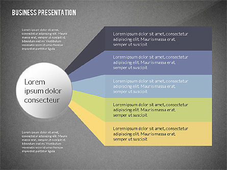 选项和阶段, 幻灯片 16, 02434, 阶段图 — PoweredTemplate.com