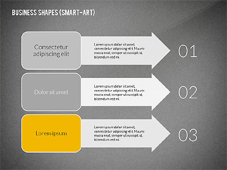 Business-präsentation mit smart-art-objekten, Folie 11, 02435, Präsentationsvorlagen — PoweredTemplate.com