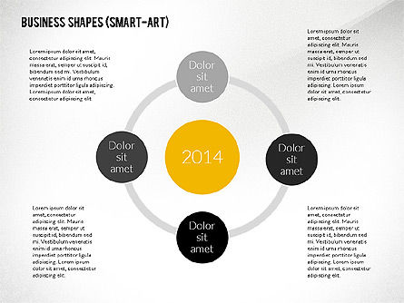 Presentación de negocios con objetos Smart-Art, Diapositiva 6, 02435, Plantillas de presentación — PoweredTemplate.com