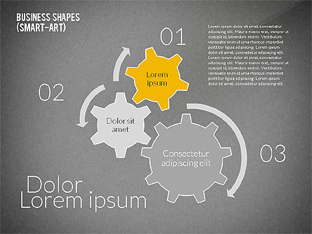 Presentación de negocios con objetos Smart-Art, Diapositiva 9, 02435, Plantillas de presentación — PoweredTemplate.com
