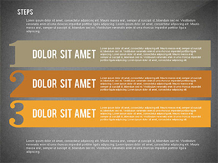Opciones Diagrama escalonado, Diapositiva 18, 02438, Diagramas de la etapa — PoweredTemplate.com