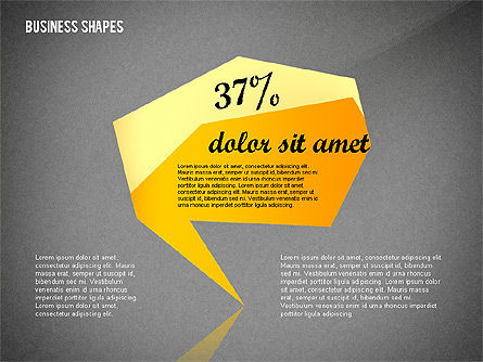 Bentuk Bisnis Geometris, Slide 12, 02443, Bentuk — PoweredTemplate.com
