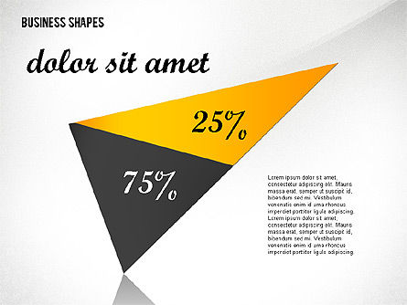 Geometrical Business Shapes, Slide 7, 02443, Shapes — PoweredTemplate.com