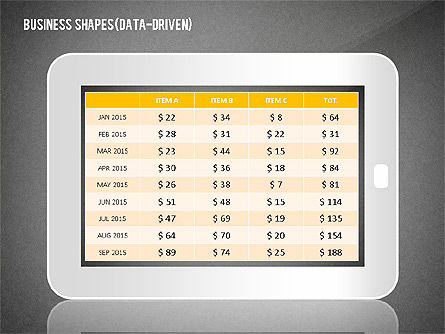 Dati presentazione guidato con i gadget, Slide 15, 02447, Diagrammi e Grafici con Dati — PoweredTemplate.com