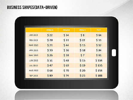 Dati presentazione guidato con i gadget, Slide 7, 02447, Diagrammi e Grafici con Dati — PoweredTemplate.com
