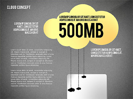Cloud services presentatiesjabloon, Dia 10, 02453, Presentatie Templates — PoweredTemplate.com
