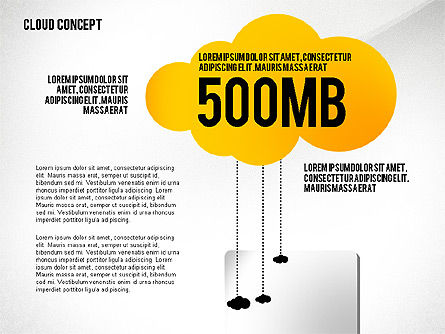 Modèle de présentation des services en nuage, Diapositive 2, 02453, Modèles de présentations — PoweredTemplate.com
