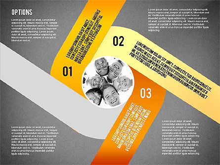 Options avec noyau, Diapositive 12, 02455, Schémas d'étapes — PoweredTemplate.com