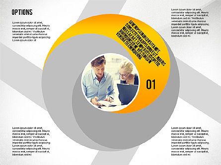 Pilihan Dengan Inti, Slide 6, 02455, Diagram Panggung — PoweredTemplate.com